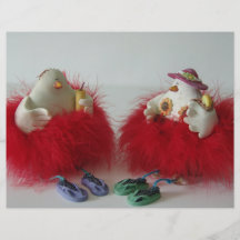 holiday chicks full color flyer