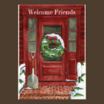 Holiday Door Party Invitation invitations