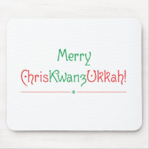 Holiday Geetings in Multiple Ways! Mousepad