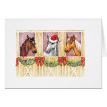 holiday horses cards