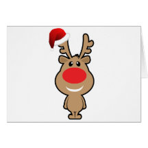 Holiday of funny Christmas santa Card