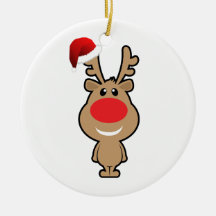 Holiday of funny Christmas santa Christmas Tree Ornaments