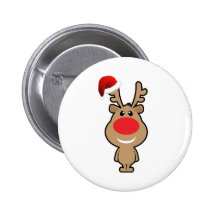 Holiday of funny Christmas santa Pin