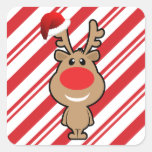 Holiday of funny Christmas santa Stickers