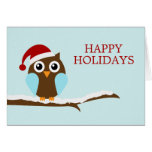 Holiday Owl Greeting Cards