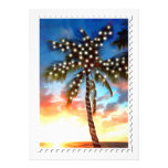 Holiday Palm Tree Lights at Sunset Announcements