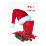 Holiday Party Cup Custom Invites