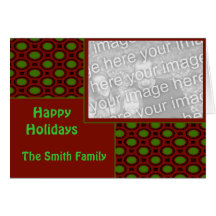 Holiday Photo Frame Template Cards