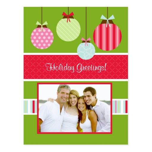 Holiday Photo Postcard