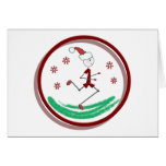 Holiday Runner Guy Greeting Card
