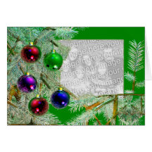 Holiday Shine (photo frame) Greeting Card