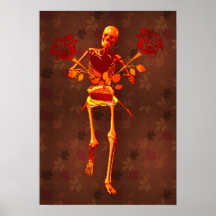 Holiday Skeleton Posters