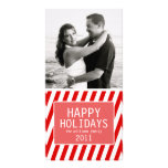 Holiday Stripes Photo Card