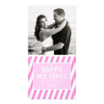 Holiday Stripes Picture Card