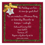 Holiday Tinsel Border Personalized Invite