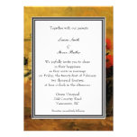 holiday wedding invitation. van Gogh