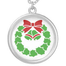 Holiday Wreath Necklaces