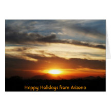 Holidays from Arizona Greeting Cards