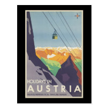 Holidays in Austria Post Cards