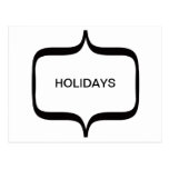 HOLIDAYS POST CARD