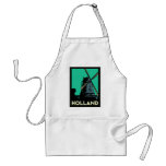 holland art deco vintage retro travel poster aprons