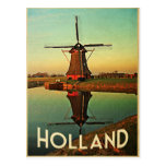 Holland Windmill Post Card