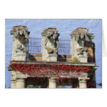 Holliday Park Ruins, Indianapolis, IN Greeting Card