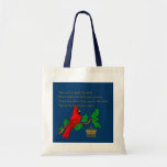 Holly and the Ivy Illustrated on Apparel & Gifts Tote Bags