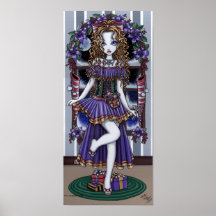 "Holly" Christmas Party Fairy Poster