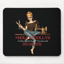 Holly Dolly Mouse Pad