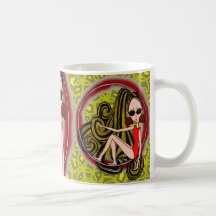Holly in a Hoop Coffee Mug