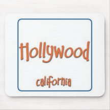 Hollywood California BlueBox Mouse Pad
