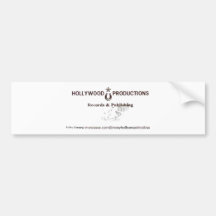Hollywood Productions Bumper Stickers