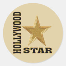 Hollywood Star Sticker