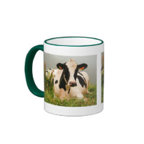 Holstein cow mugs
