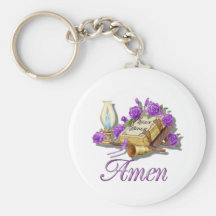 Holy Bible Amen Keychain