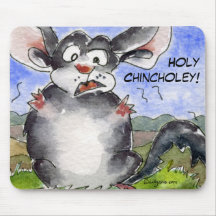 Holy Chincholey Chinchilla Mousepad
