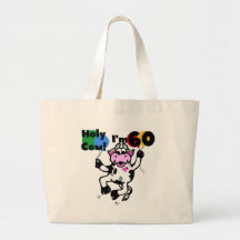Holy Cow I'm 60 Tshirts and Gifts Canvas Bags