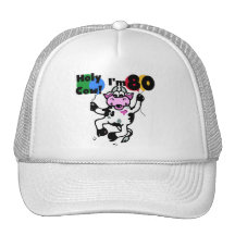 Holy Cow I'm 80 Tshirts and Gifts Hat