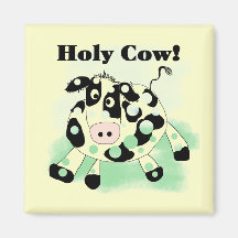 Holy Cow Tshirts and Gifts Fridge Magnet