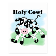 Holy Cow Tshirts and Gifts Postcards