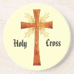 Holy Cross Matte Finish Beverage Drink Coaster