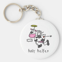 Holy Heifer Tshirts and Gifts Keychain