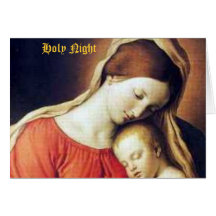 Holy Night Christmas Card