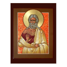 Holy Patriarch Benjamin Prayer Card Postcard