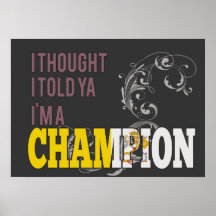Holy See Citizen and a Champion Print