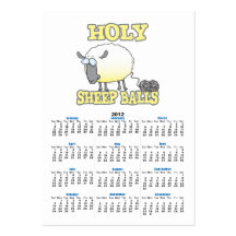 holy sheep balls funny unraveling yarn sheep business card templates