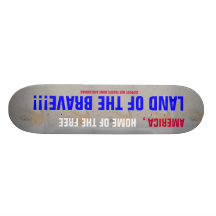 HOME OF THE FREE SKATE DECK