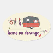 Home on Deranged Sticker
