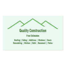 Home Remodeling / Construction Business Card